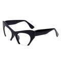 New Film Female Glasses Frame Half-Frame Cat Eye Personality Frame