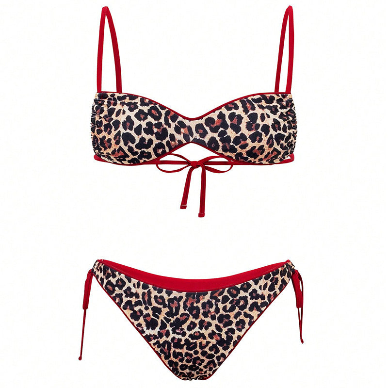 Tie-up  Bikini Women's Swimwear