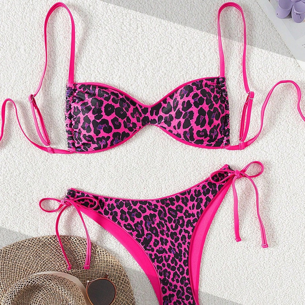 Tie-up  Bikini Women's Swimwear