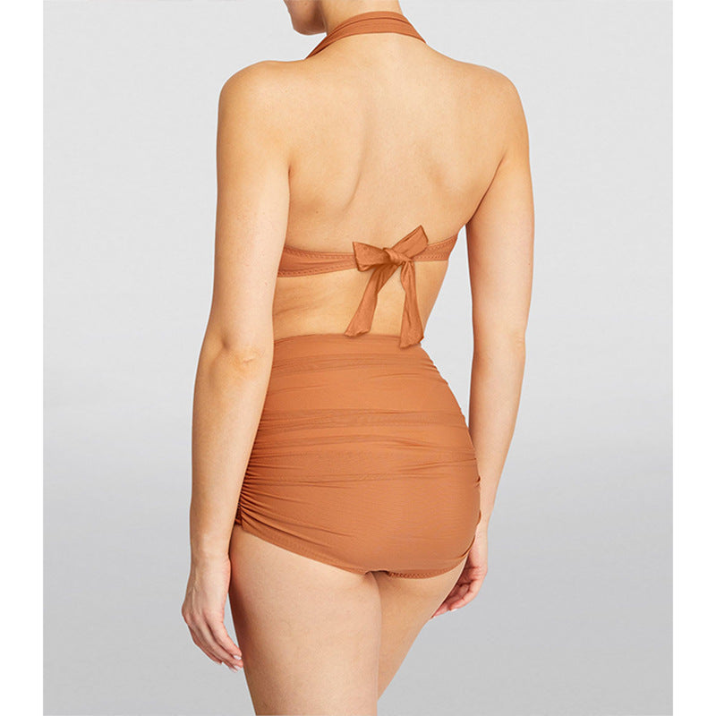 Tie High Waist Design for Women, Beach Swimwear for Vacation