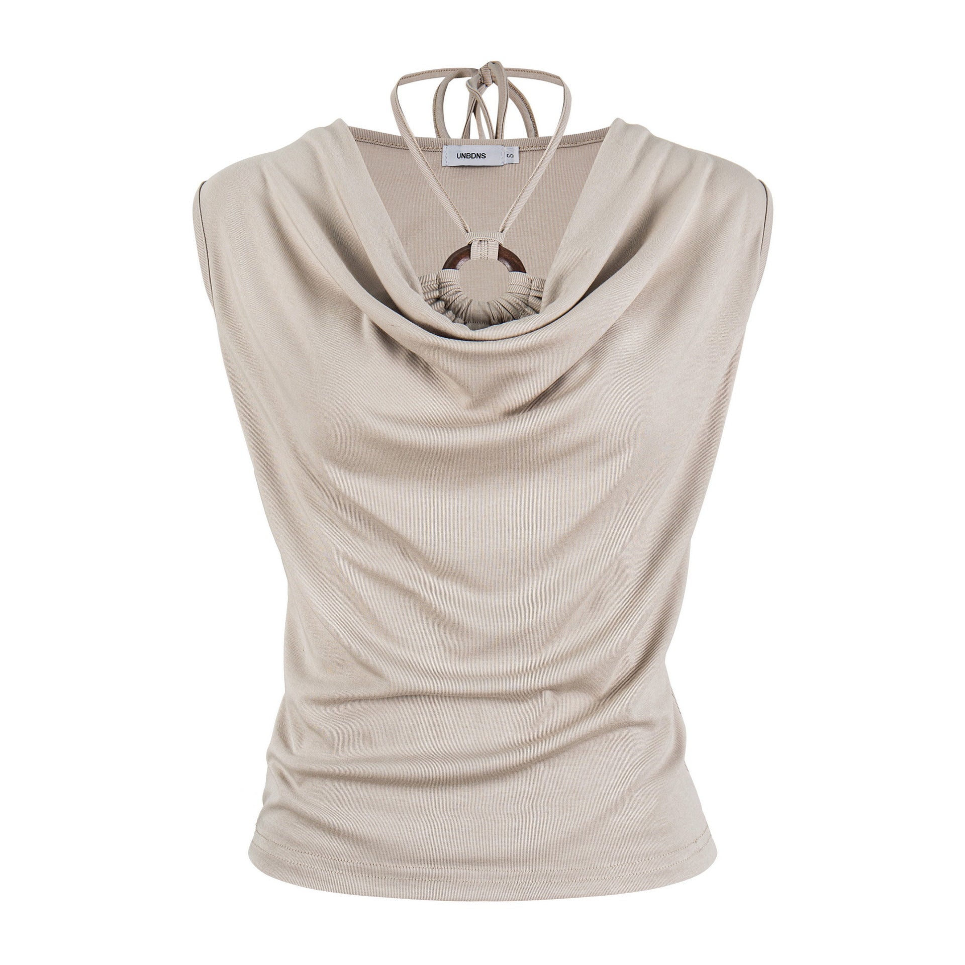 Women's Twisted Knit Detail Fitted V-Neck Casual Short Sleeve Solid Color Minimalist T-Shirt