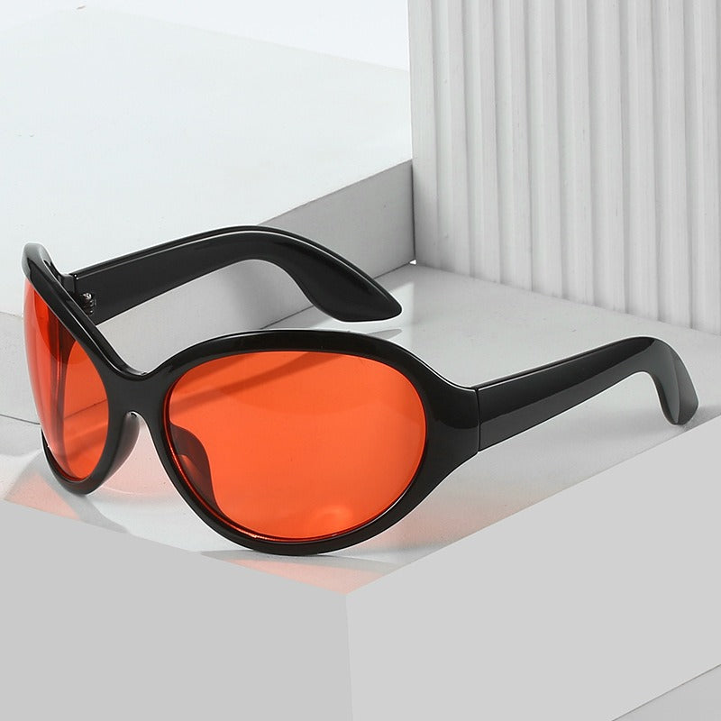 Sunglasses personalized hip-hop large frame glasses alien sunglasses female