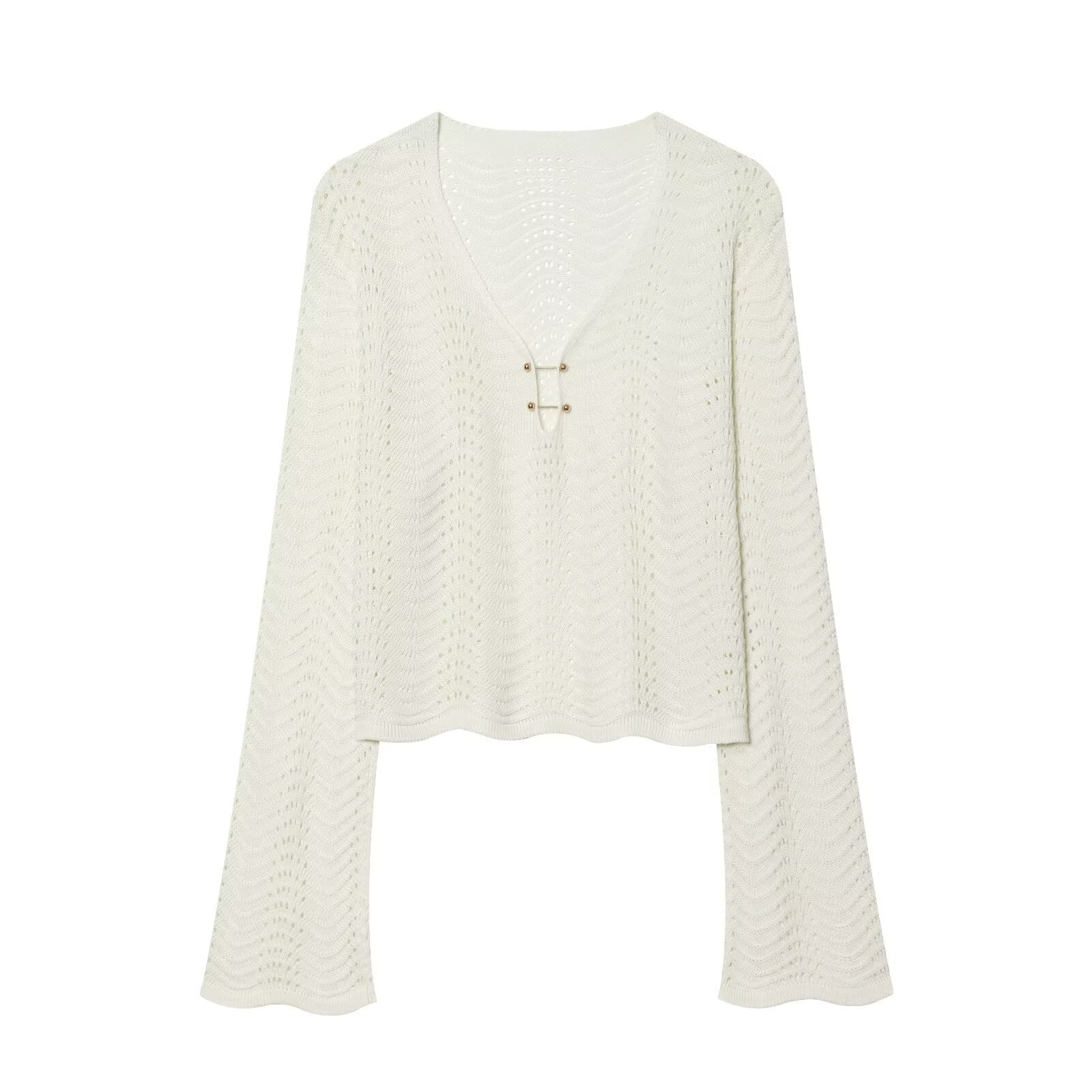 Commuting style elegant knitted long sleeved+skirt set