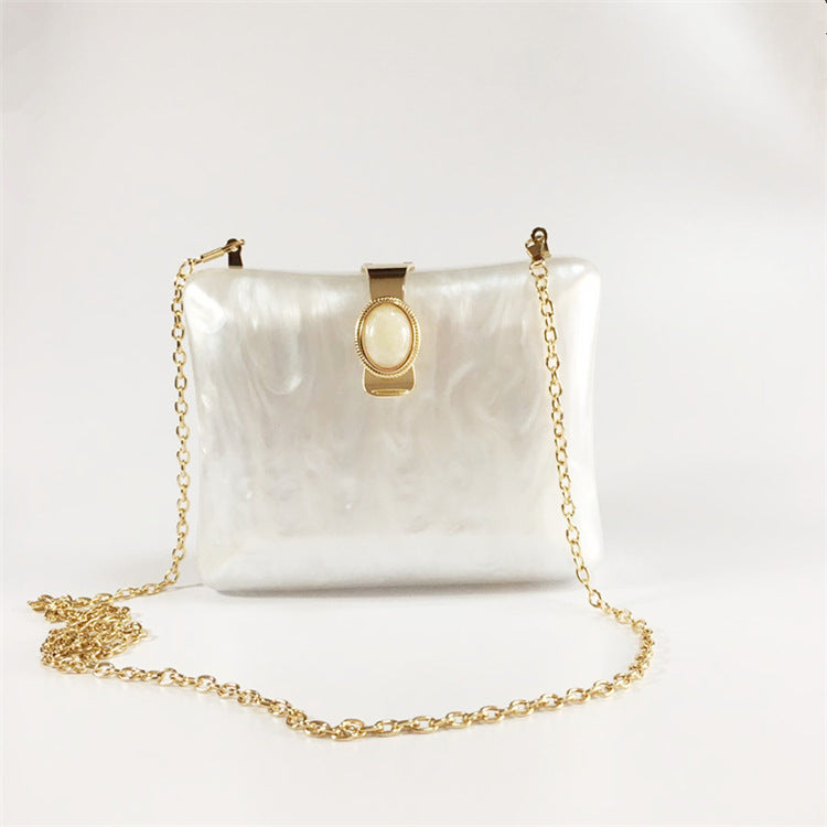 Special Glitter Ink Acrylic Box Evening Clutch Bag Women Designer Purses And Handbags Mini Metal Wedding Party Sac A Main Femme