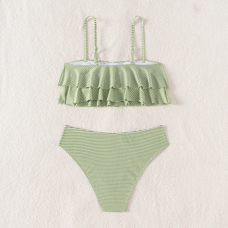 Two-Piece Bikini Swimwear for Women Low Waist Sexy Beach Swim Suit