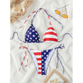 American Flag Printed Bikini