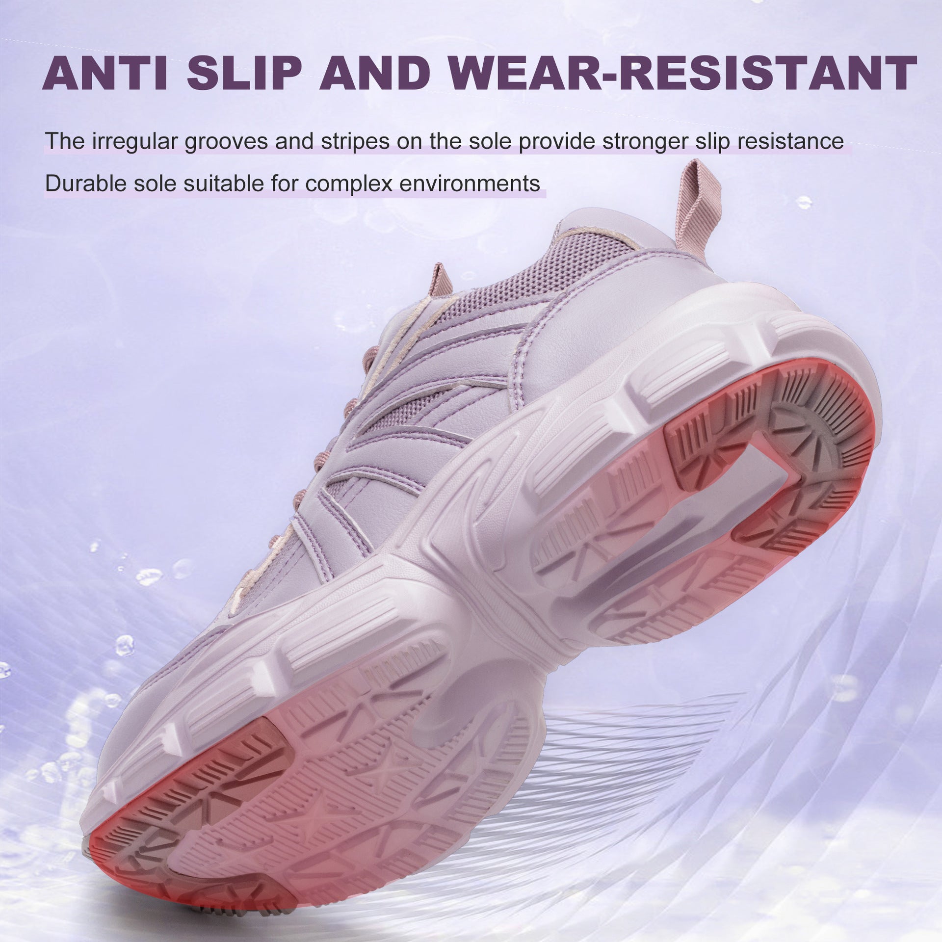 Safety Shoes for Women with Steel Toe Cap All-Season Protective Work Shoes