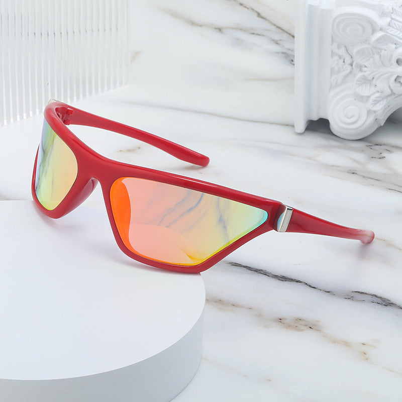 Fashion Net Red GM Same Y2K Millennium Cat Eye Sunglasses Women's Riding Sunglasses Men's Outdoor Glasses