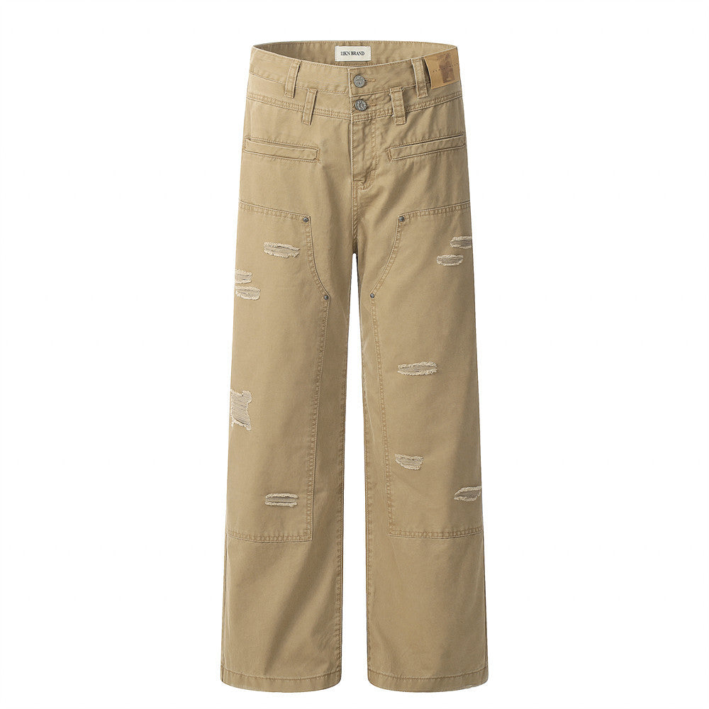 Straight leg jeans for men