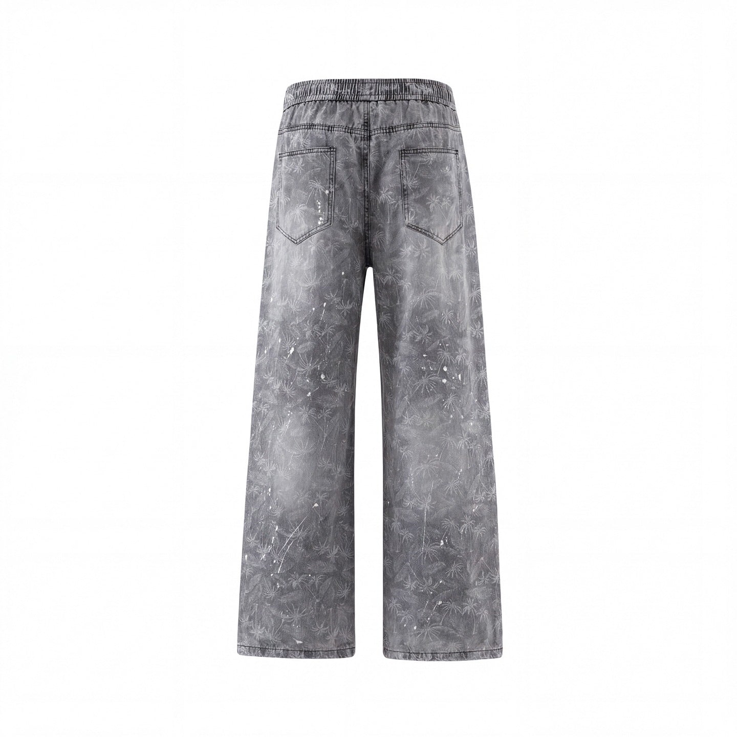 Lightweight Linen-Style Straight Leg Jeans for Men
