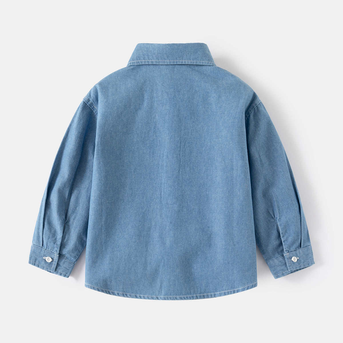 Boy's Denim Shirt Outerwear Brand Kids Top Long Sleeve Shirt Baby Top