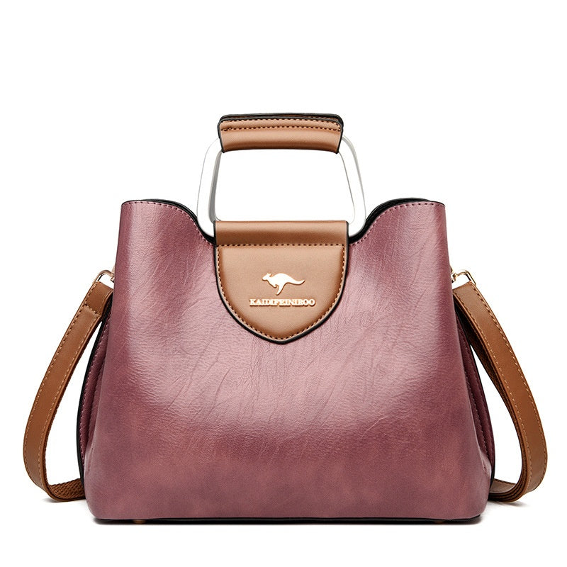 Cross shoulder bag women's handbag women's bucket bag