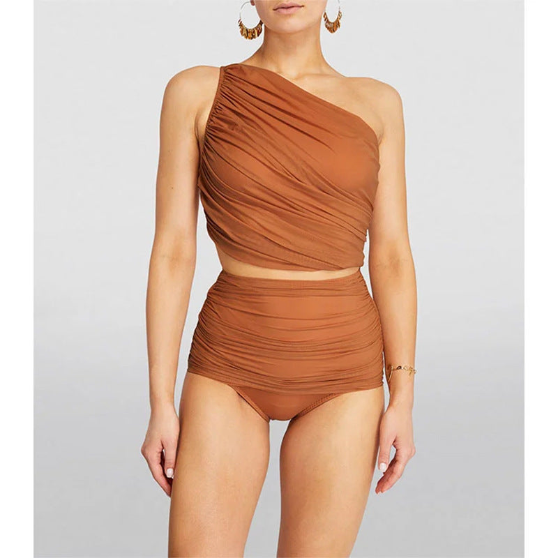 Tie High Waist Design for Women, Beach Swimwear for Vacation