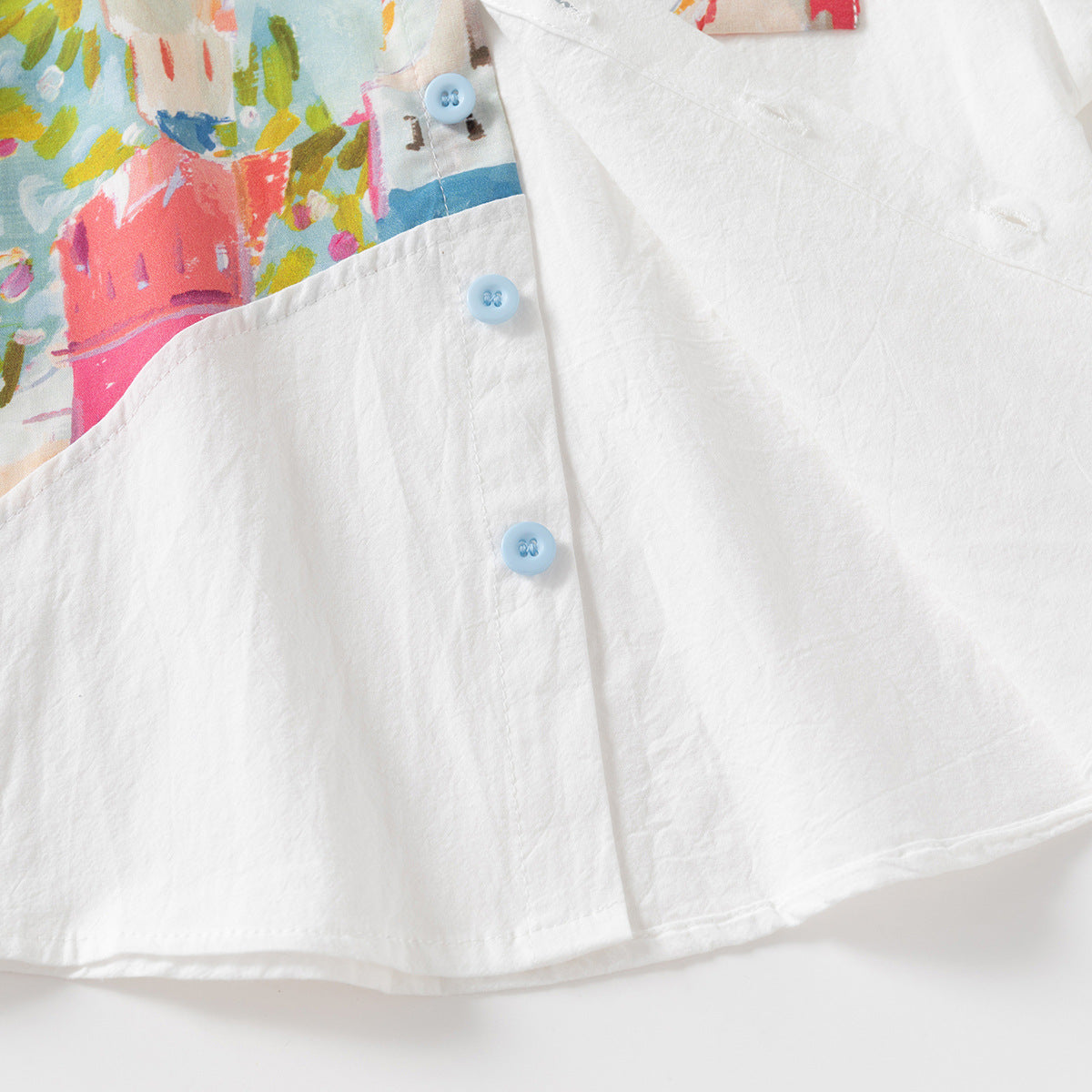 Children's Shirt Boy Casual Top Girl Cartoon Painted Top for Kids