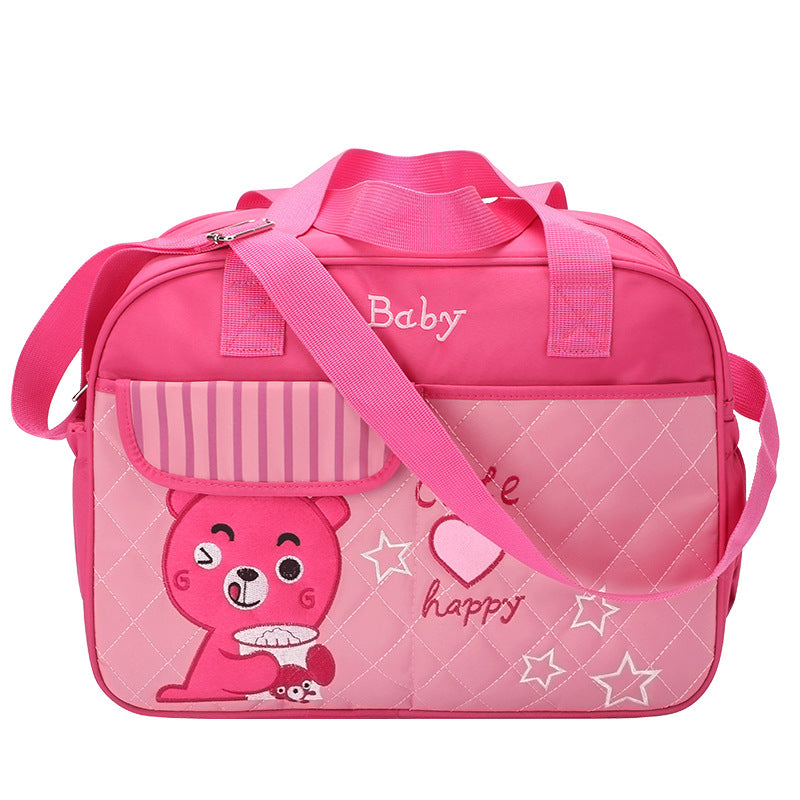 New oxford cloth cute pattern trend single shoulder bag casual diagonal bag