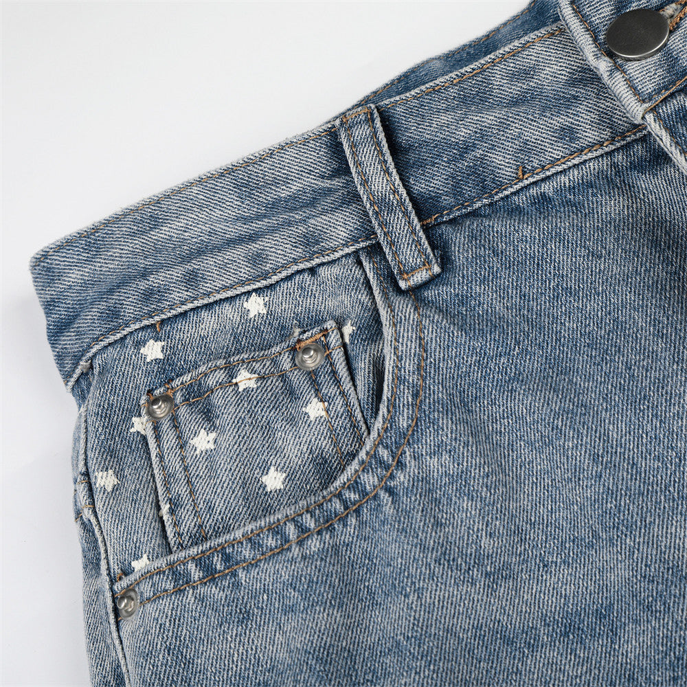Make old washed denim jeans