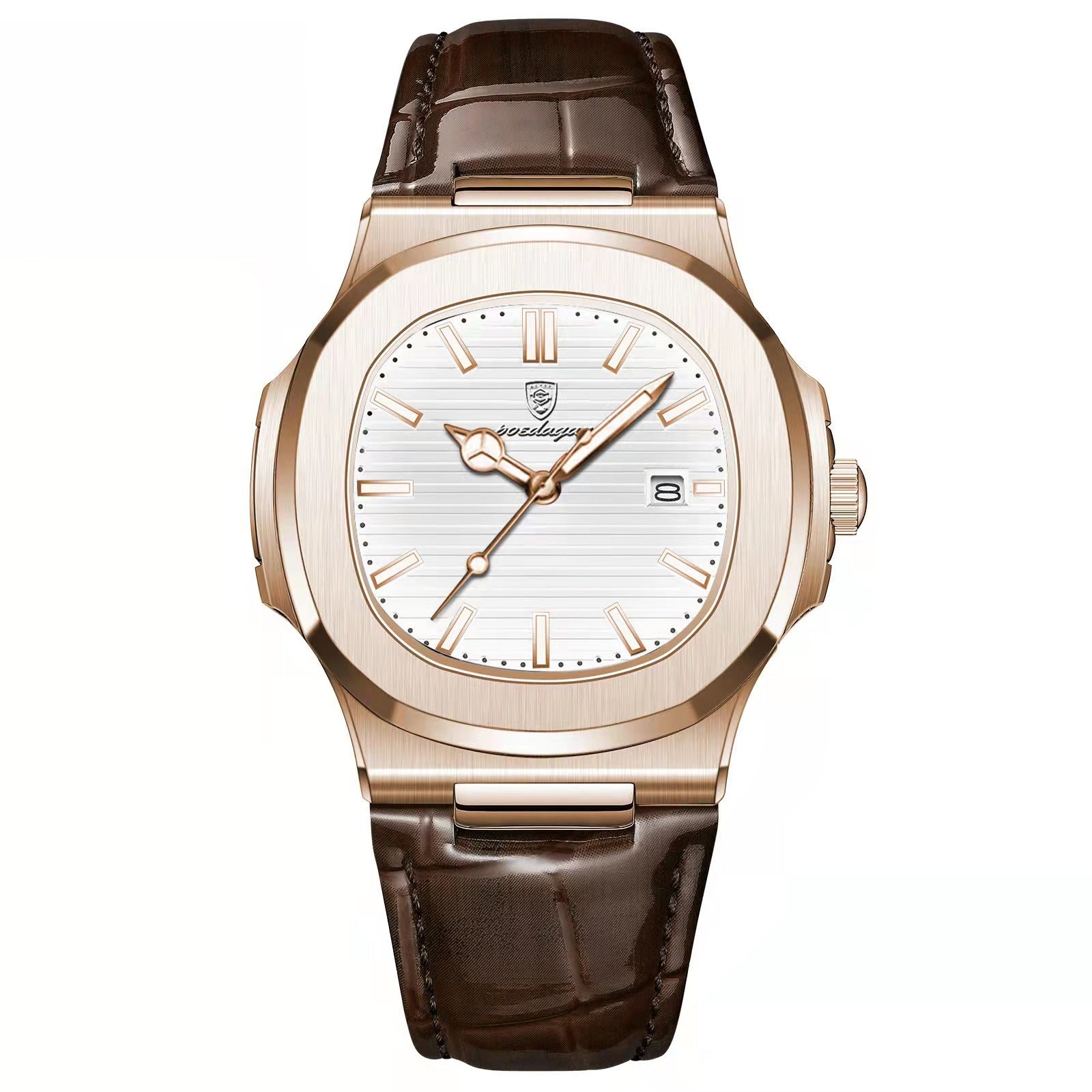 Men's waterproof luminous quartz watch