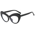 Fashion New Bag Flower Flat Mirror Personality Cat Eye Anti-Blue Light Glasses Frame Trend Glasses