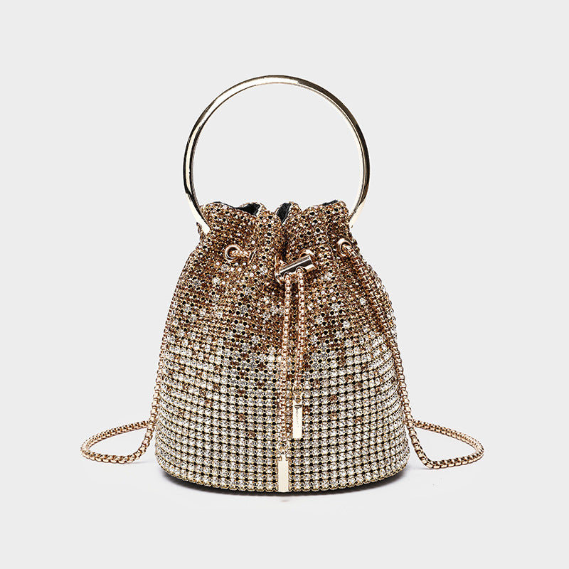 Diamond bucket bag for women