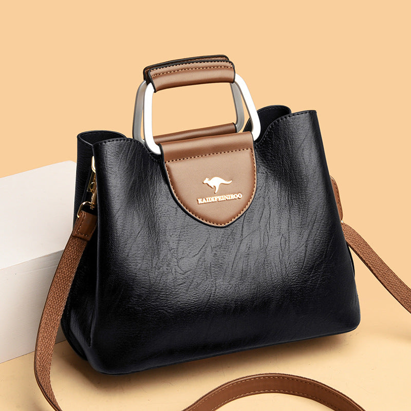 Cross shoulder bag women's handbag women's bucket bag