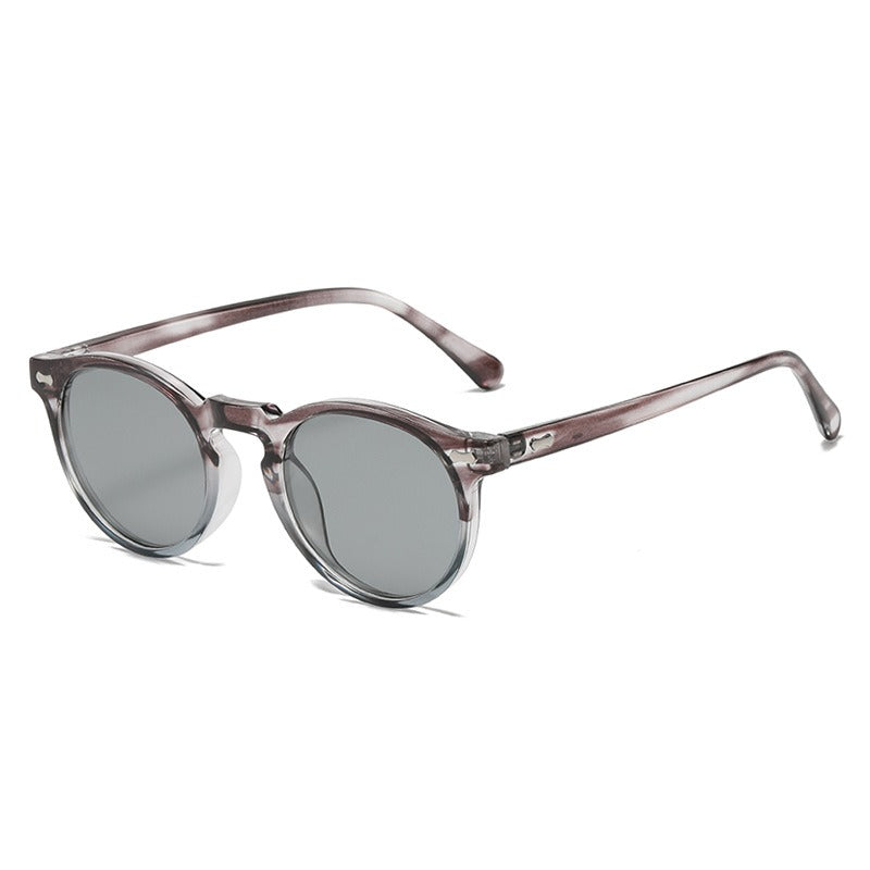 Fashion Sunglasses for Men Women Vintage Small Round Frame Sun Glasses Yellow Lens UV400 Goggles Shades Eyewear