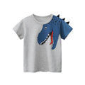 Kids Children's Dinosaur Boy Short Sleeve T-Shirt