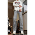Slim Fit Straight Leg Tapered Jeans for Men