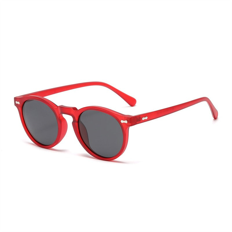Fashion Sunglasses for Men Women Vintage Small Round Frame Sun Glasses Yellow Lens UV400 Goggles Shades Eyewear