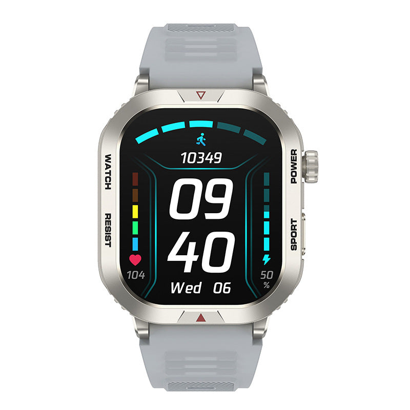 Smart Watch with Bluetooth Calling, Message Push Notification, Heart Rate Monitor, Step Counter, and Sports Tracking - ZW66 Smartwatch