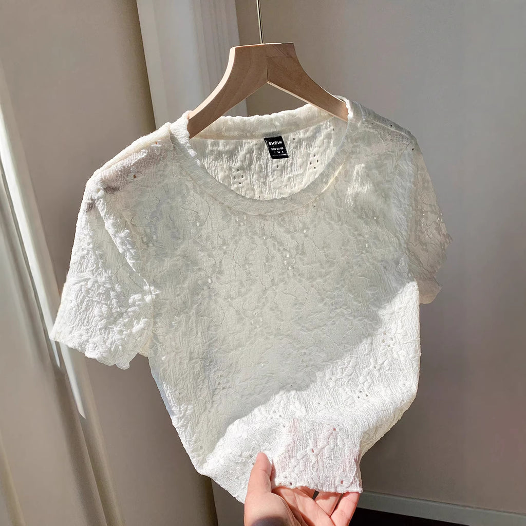 Loose short sleeved women's T-shirt