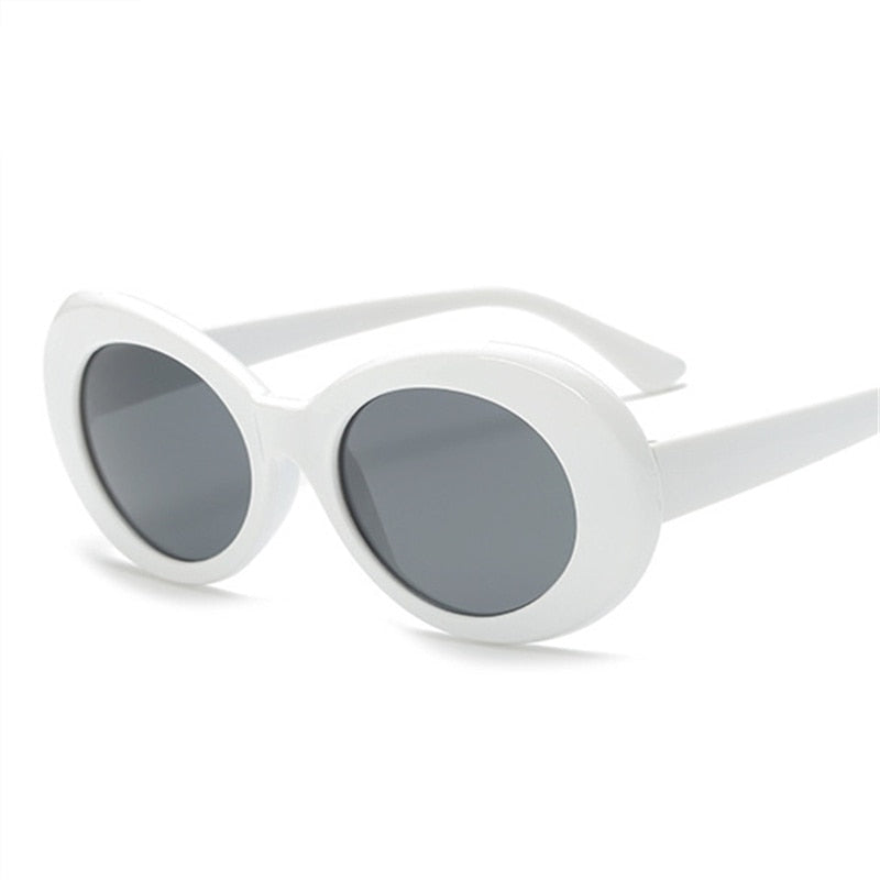 New Glasses Oval Sunglasses Ladies Glasses Trendy Hot Vintage Retro Sun Glasses Women's UV400