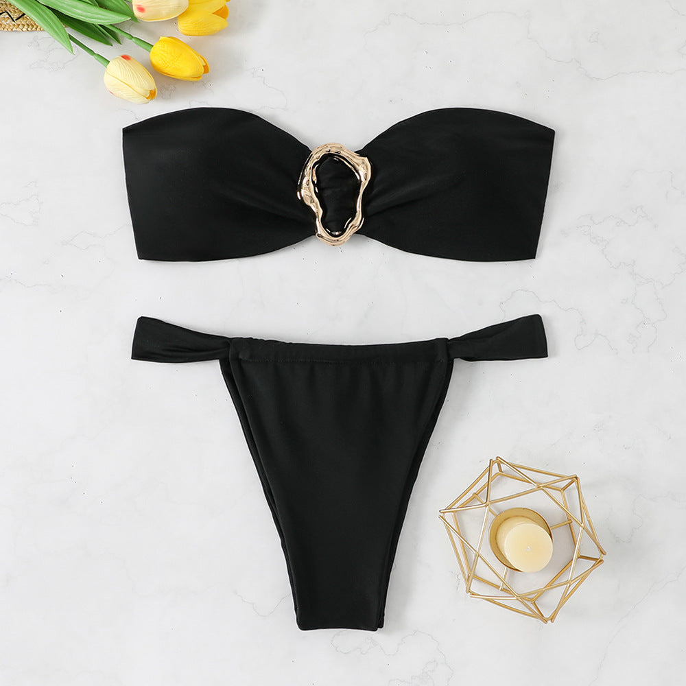 Topless Triangular Bikini