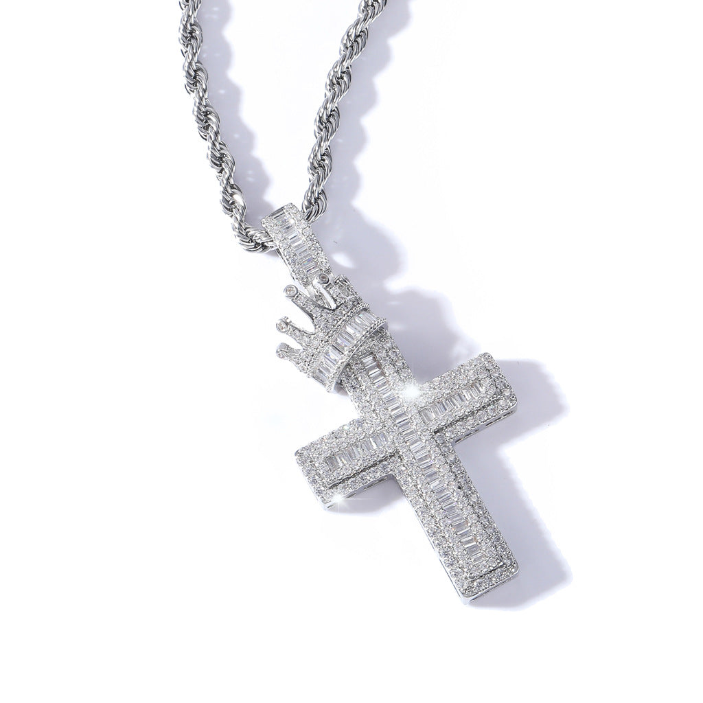Crown Cross Pendant