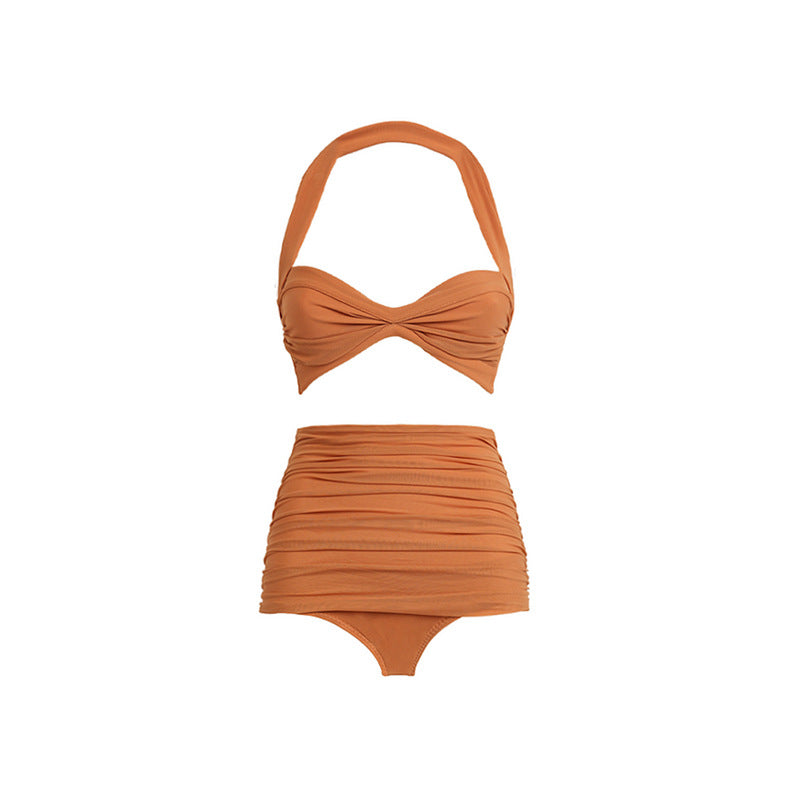 Tie High Waist Design for Women, Beach Swimwear for Vacation