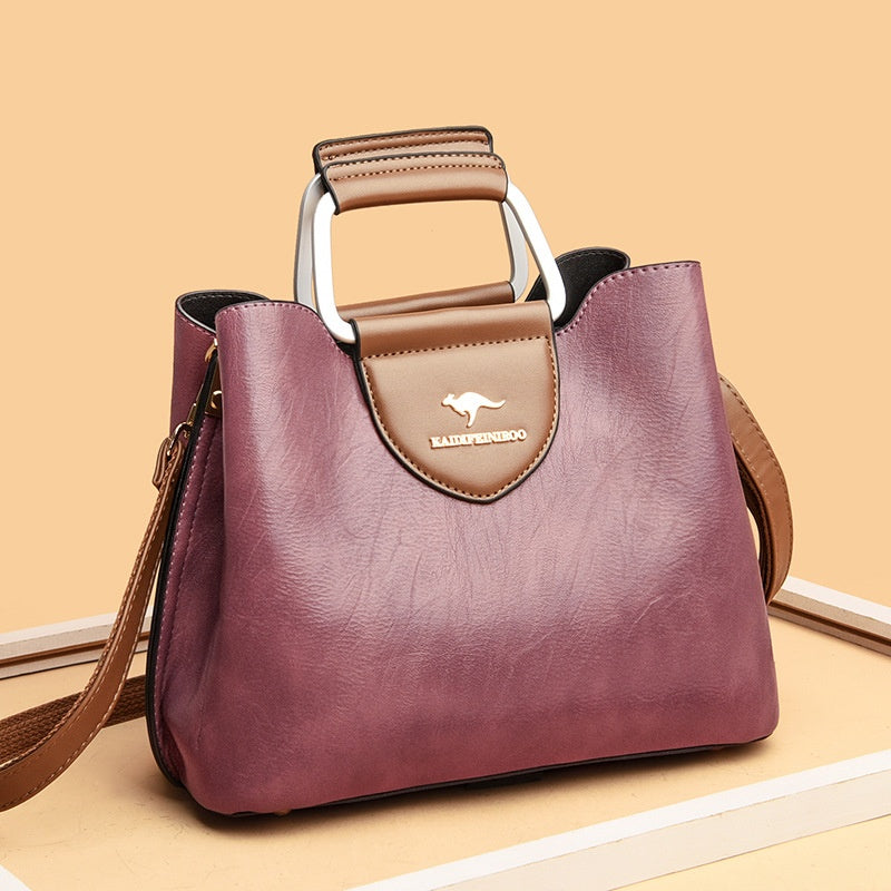 Cross shoulder bag women's handbag women's bucket bag