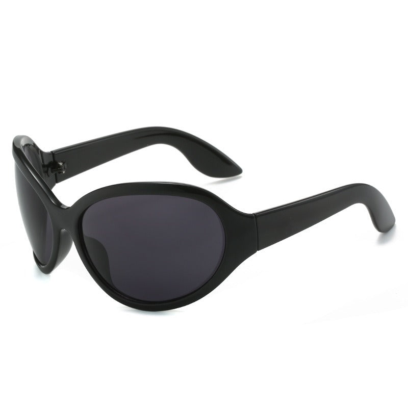 Sunglasses personalized hip-hop large frame glasses alien sunglasses female