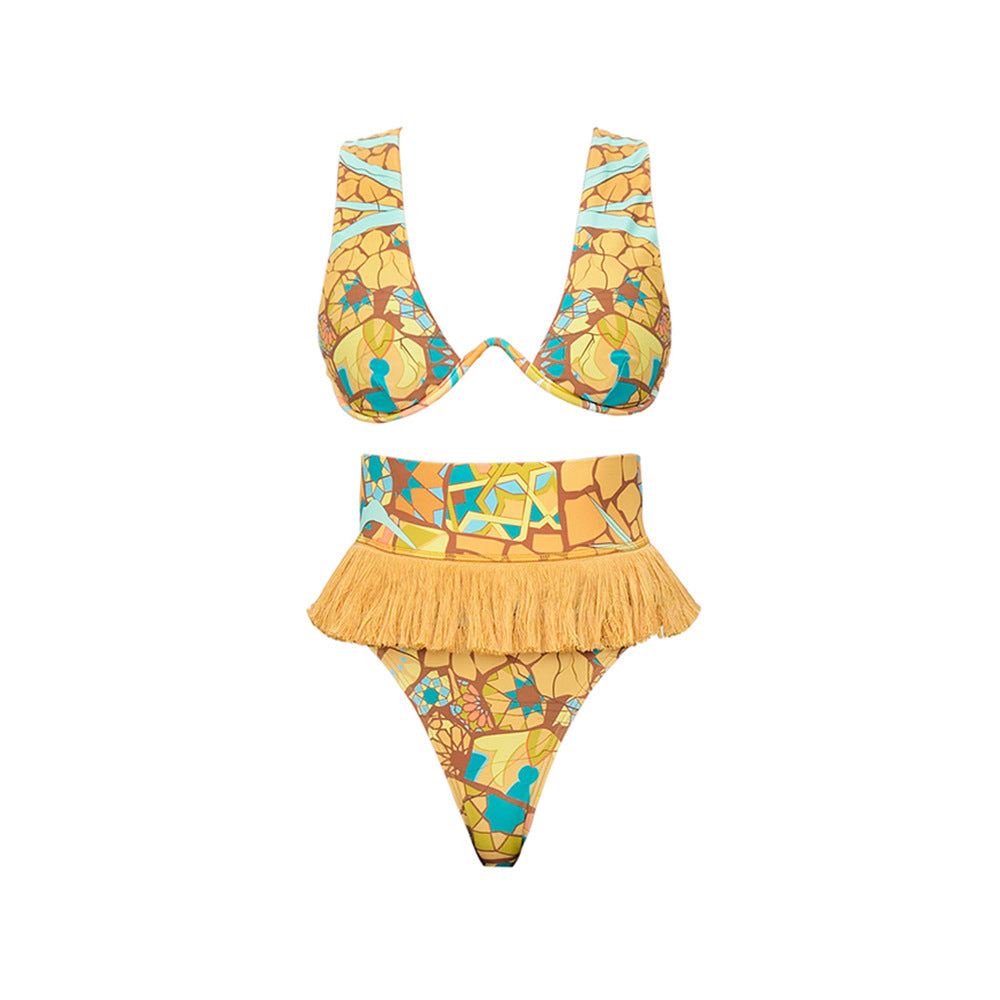 Bikini Swimwear for Women, Beach Cover-Up Cape, Vacation Swim Suit