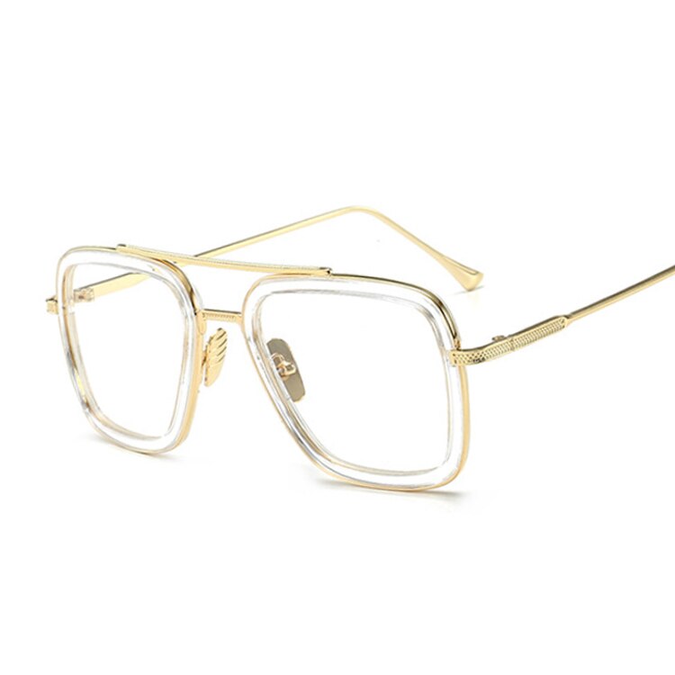 Black Sunglasses Woman/man Mirrored Designer Brand Woman Glasses Vintage Blue Lens Sun Glasses Female UV400