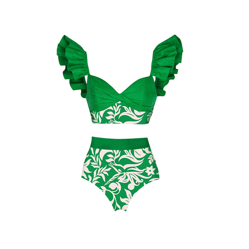 High-Waisted Sexy Bikini Beach Vacation Set Dress, Swimwear for Women