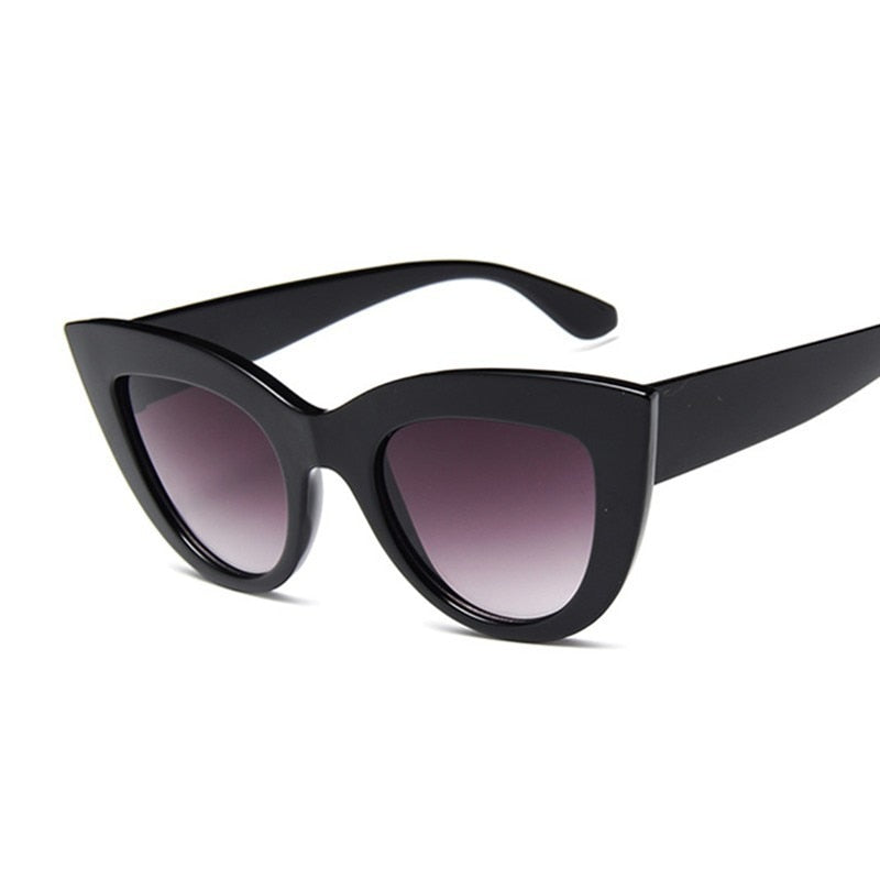 Cat Eye Fashion Sunglasses Women Vintage Luxury Brand Designer Black Glasses Sun Glasses For female UV400 Eyewear Shades
