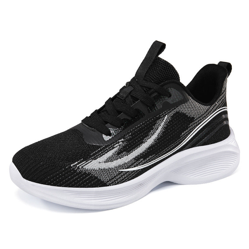 Mesh breathable lightweight soft sole travel running shoes
