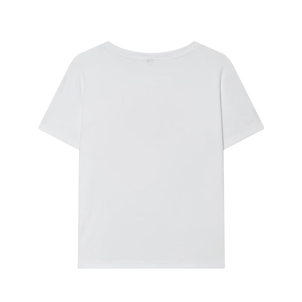 Casual Flower Printed T-shirt