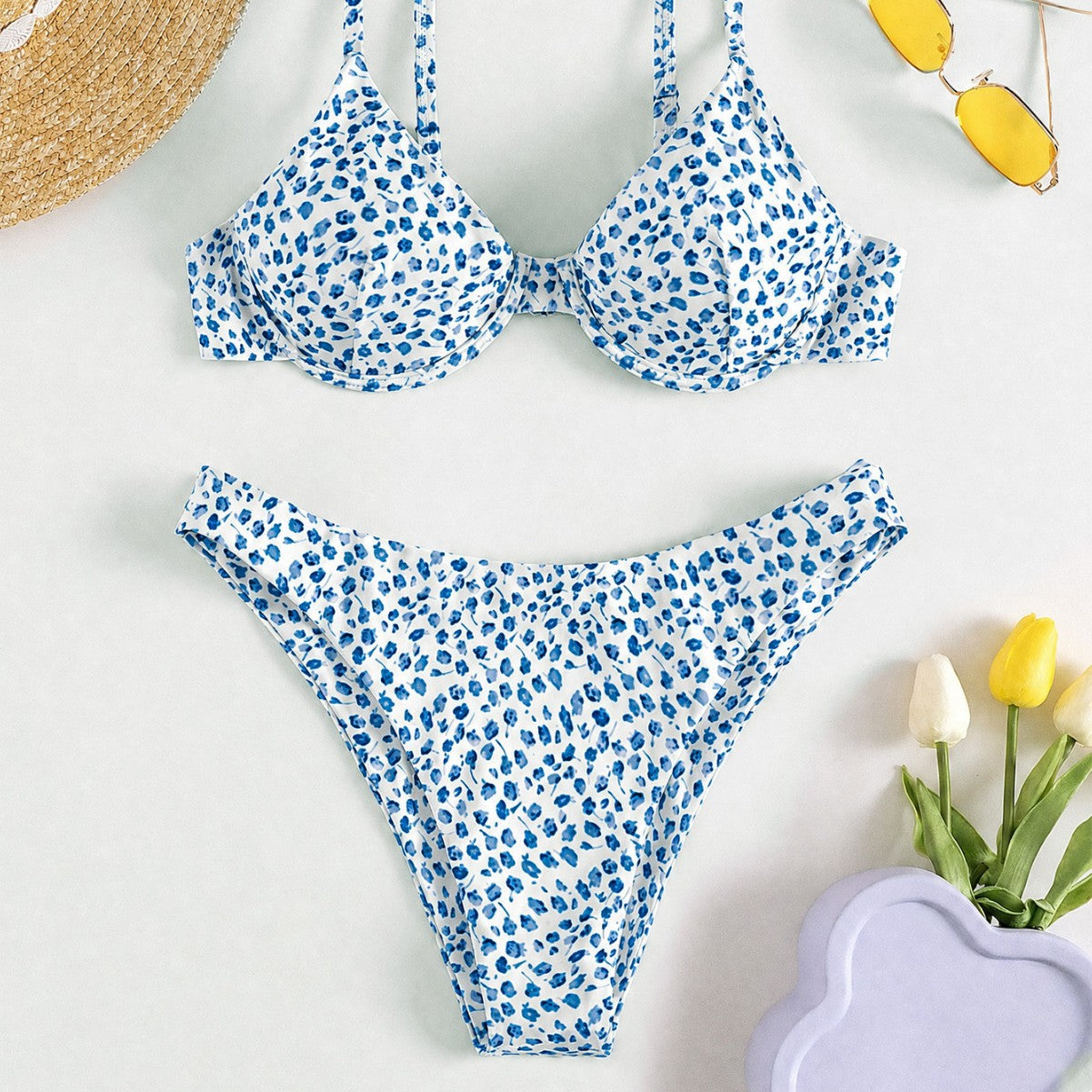Dot Sexy Separated Bikini Swimwear for Women