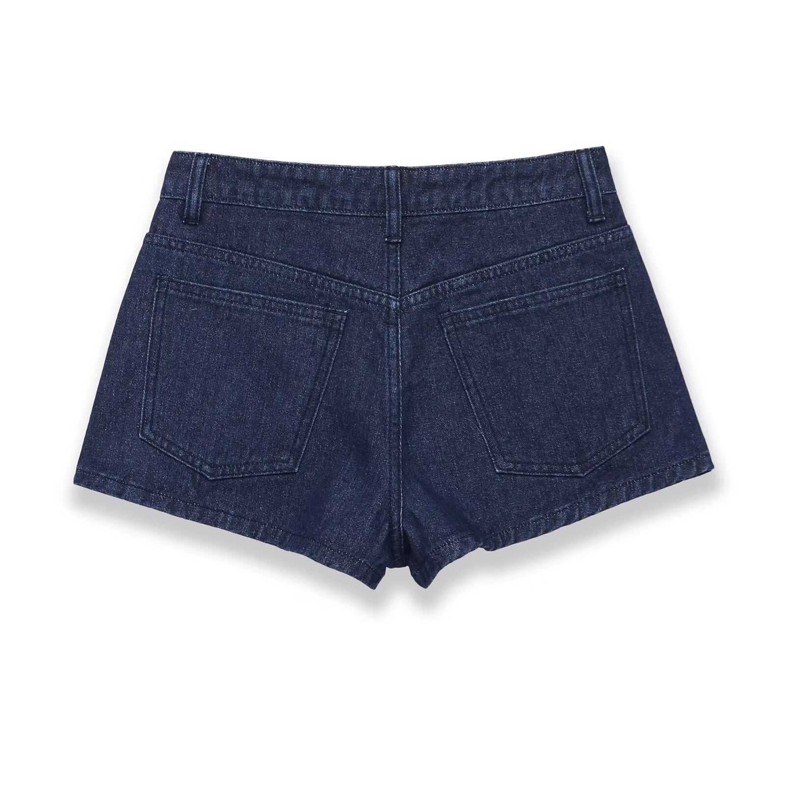 Street high waisted curved edge jeans