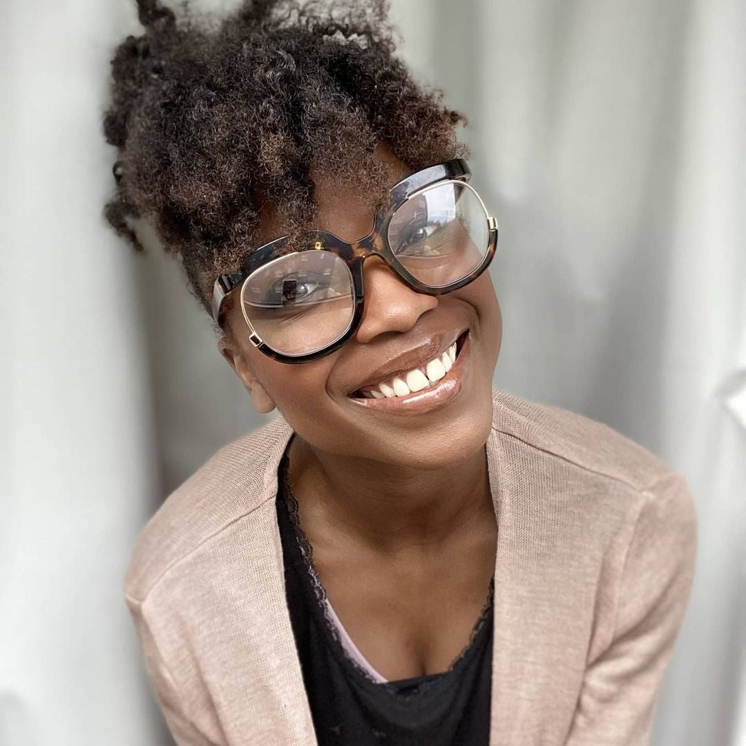 Large Frame Glasses Trendy Round Frame Glasses Women Can Match Myopia Glasses