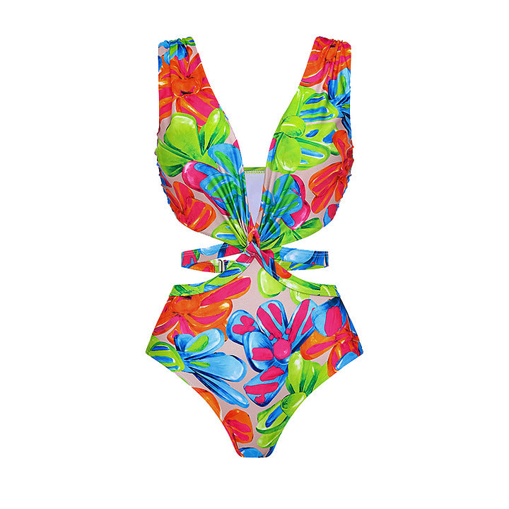 One-Piece Swimsuit for Women, Beach Vacation Set Dress Swimwear