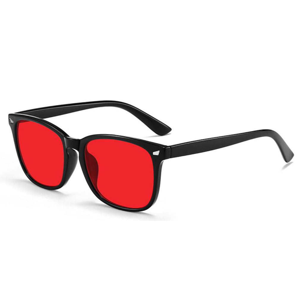 Gaming Phone Glasses Square Frame Eyewear Rivet Blue Light Blocking Glasses Wholesale