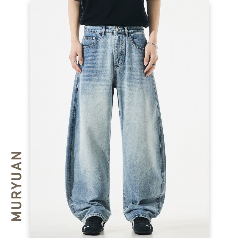 Men's Wear Fashion Straight Leg Denim Pants