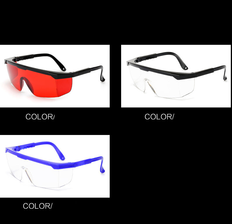 Laser protective glasses, eye protectors, eye pulling glasses, e-ray spot labor protection glasses, color lenses