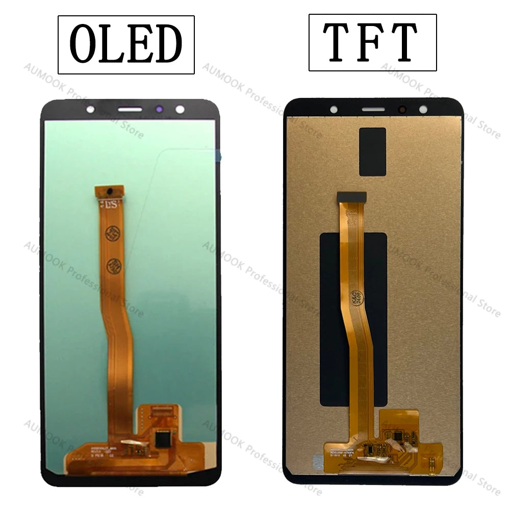 New Tested LCD For Samsung A7 2018 Display SM-A750F LCD A750G Display Touch Screen Digitizer For Samsung A7 2018 LCD Replacement